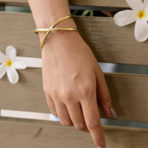 Two way Brass Adjustable Bracelet (Anti Tarnish)